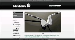 Desktop Screenshot of cosmos-golf.com