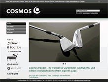 Tablet Screenshot of cosmos-golf.com